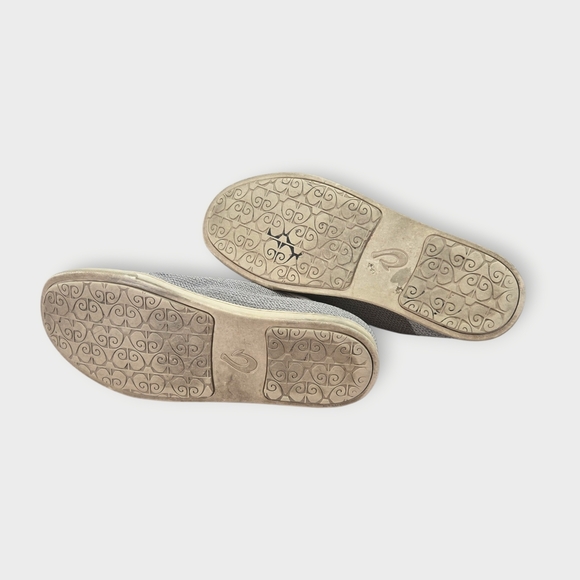 OluKai Pehuea Li Lace Up Comfort Taupe Mesh Sneakers Women’s Size W 9.5 - Picture 9 of 10